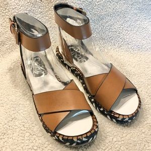 Circus by Sam Edelman Amber Saddle Brown Espadrille Sandals